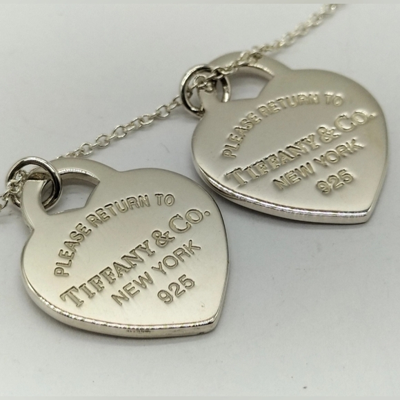 Tiffany & Co. Return to Tiffany Double Heart Tag Pendant Necklace - Picture 7 of 16